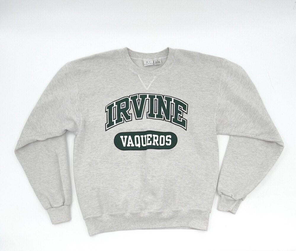 M. J. Soffe Irvine Vaqueros Sweater Sweatshirt Womens Medium Gray Football